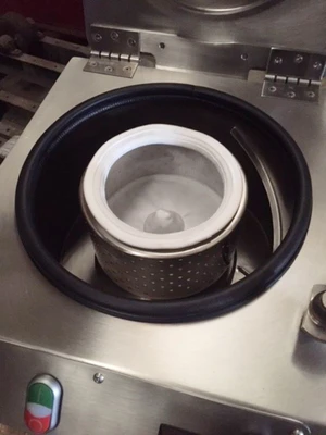 NEW: Rousselet Robatel RA 20 Vx R perforate basket centrifuge, 316L SS.