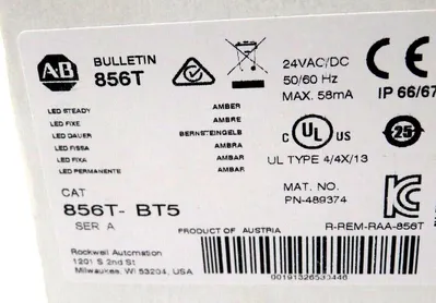 NEW ALLEN-BRADLEY 856T-BT5