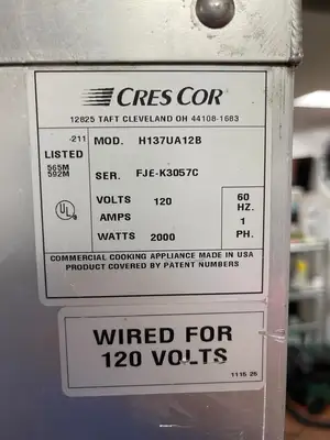 Used Cres-Cor Used Cres Cor Full Height Insulated 32 Pan Heated Holding Cabinet food Warmer 120V Hot Food Warming, Holding, & Transport Cabinets Illinois US | Falcon Restaurant Supply #1376381