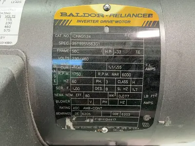 Used BALDOR IDNM3534 Motors (misc) Ohio US | HGR 24 #1521353