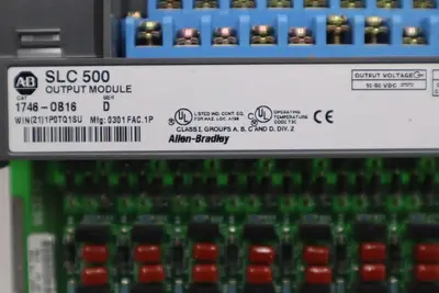 Allen Bradley 1746-OB16 Ser. D SLC 500 16-Point DC Output Module STOCK K-101-D