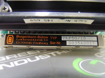 Bregenhorn-Bütow TRF50/10 Servo Amplifier Assembly Used