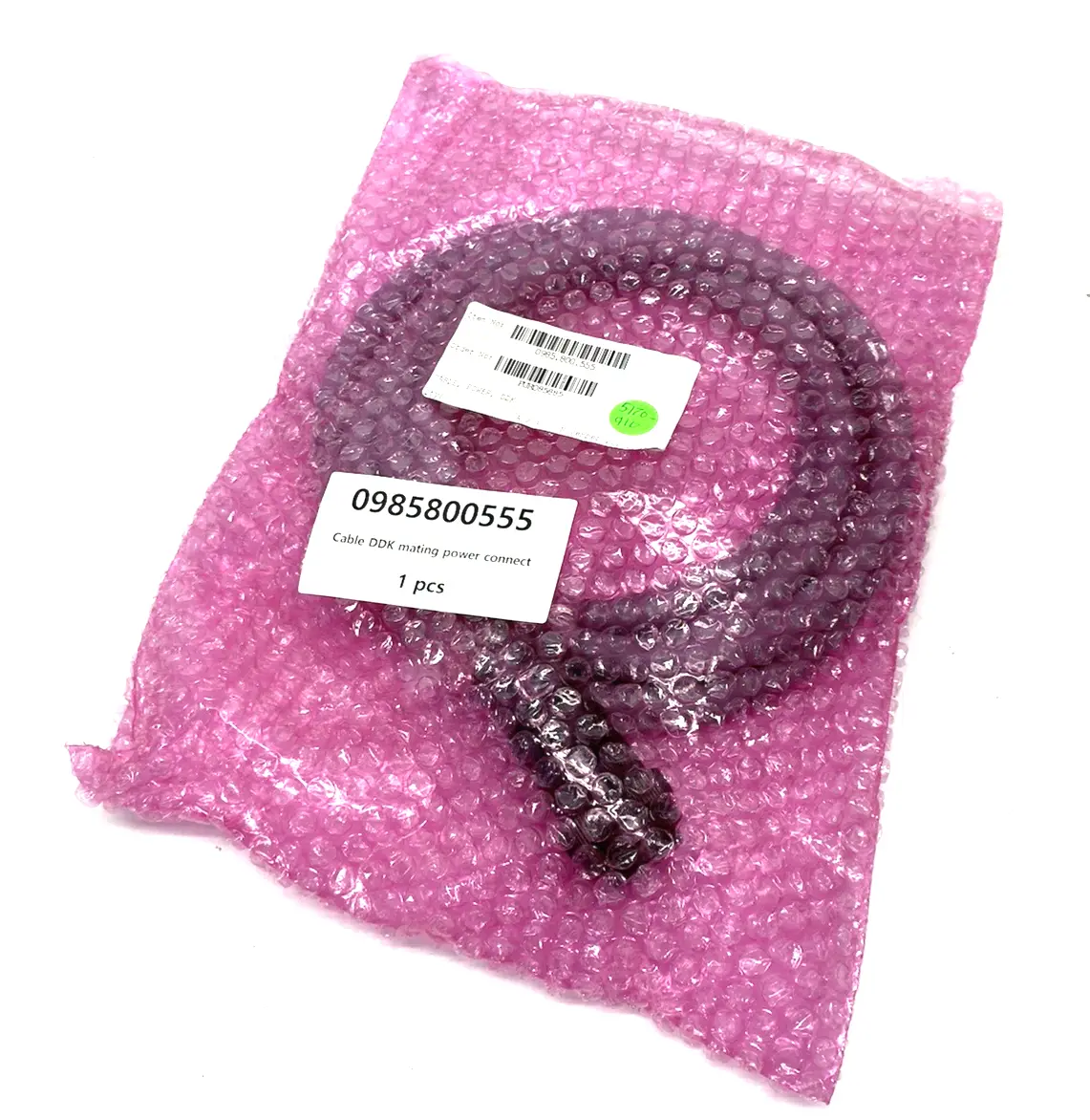 0985.800.555 | Single Ended DDK Power Connect Cable 4-Pole Female to Flying Leads - New – Open box