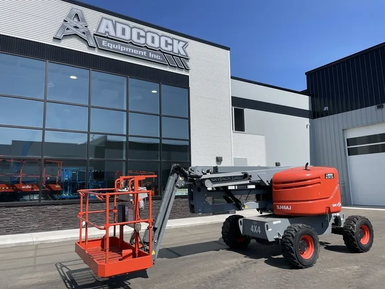 Used 2014 SKYJACK SJ46 AJ ARTICULATING BOOM LIFT Articulating Boom Lifts Alberta CA | Adcock Equipment #1418162