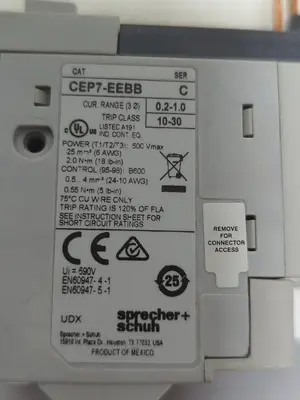 New | in-Stock SPRECHER + SCHUH CEP7-EEBB Miscellaneous Equipment (Electrical & Power) | Surplus Asset Holdings #1198245