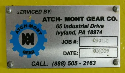 REFURBISHED EURODRIVE KA96P GEARBOX RATIO 153.78:1 DIA: 1-1/2"