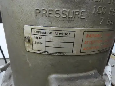 Graco 243895 Thermo-o-flow Hot Melt Drum Unloader 55 Gallon 480V