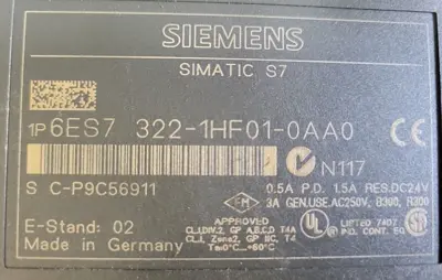 Siemens 6ES7322-1HF01-0AA0 Simatic S7 (BIN 4.5.4 )
