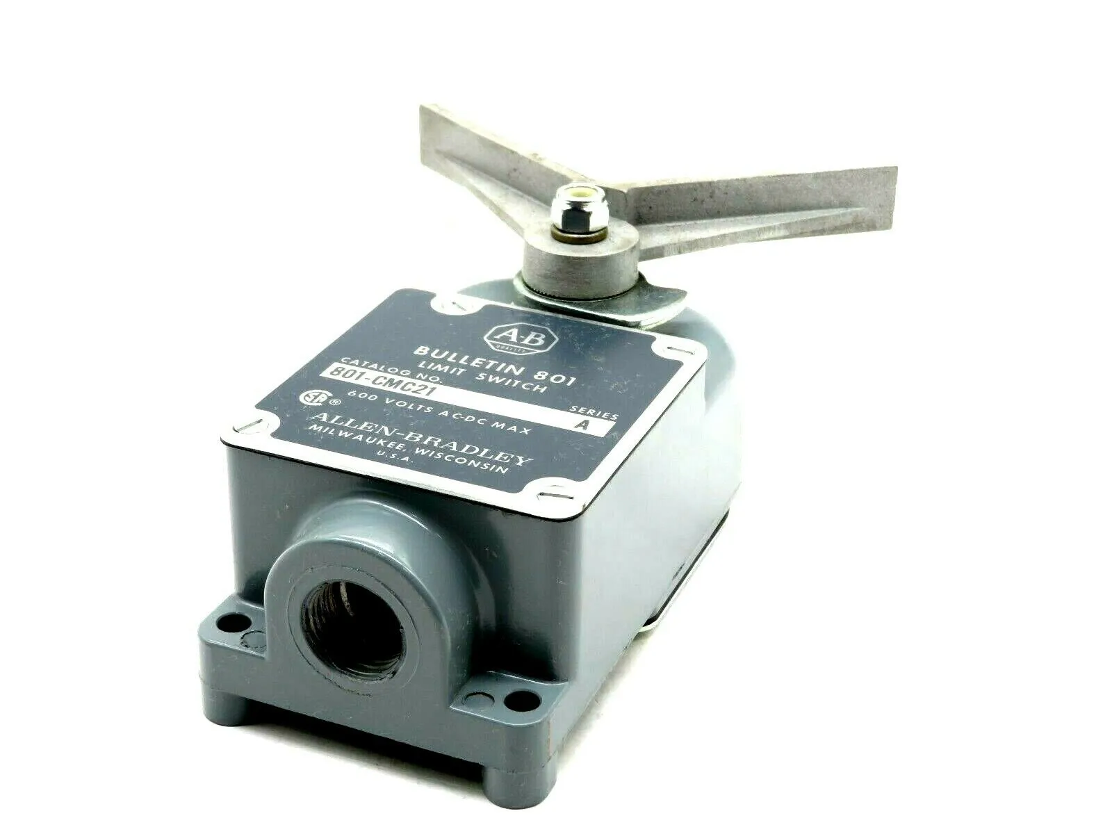 NEW ALLEN BRADLEY 801-CMC21 LIMIT SWITCH SERIES A 600V 801CMC21