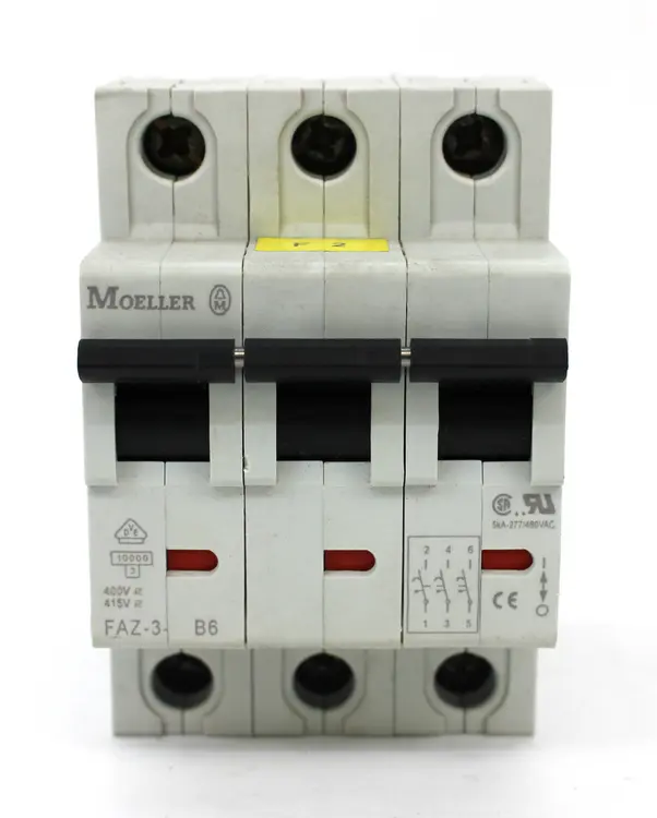 Used MOELLER FAZ-3-B6 Circuit Breakers Kentucky US | Industrial Parts R Us Inc. #355326