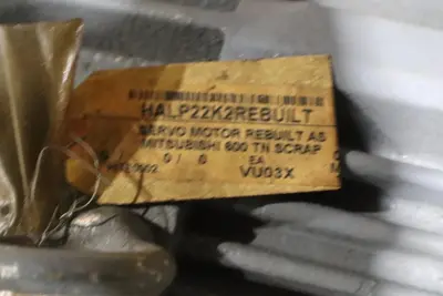 REBUILT MITSUBISHI HA-LP22K2 / HALP22K2 SERVO MOTOR STOCK HS33