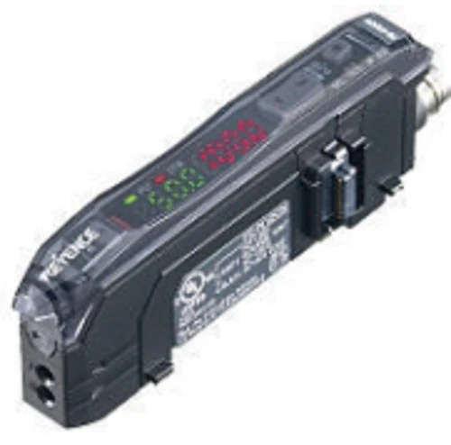 Keyence FS-N12CP Fiber Optic Sensor, Amplifier, M8 Connect, Expansion Unit, PNP [New]