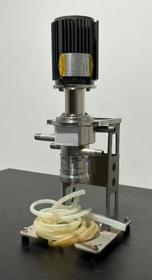 CINC V02 annular centrifugal contactor, 316L SS.