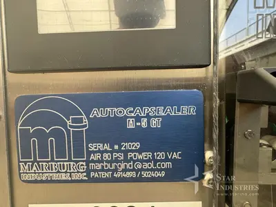 Used MARBURG M-5GT Cappers Tamper Evident - Neck Banders California US | Star Industries #1254670