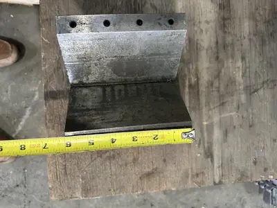 4-3/8" SUBURBAN TOOL V-BLOCK 90 DEGREE SET. STOCK # 0255524
