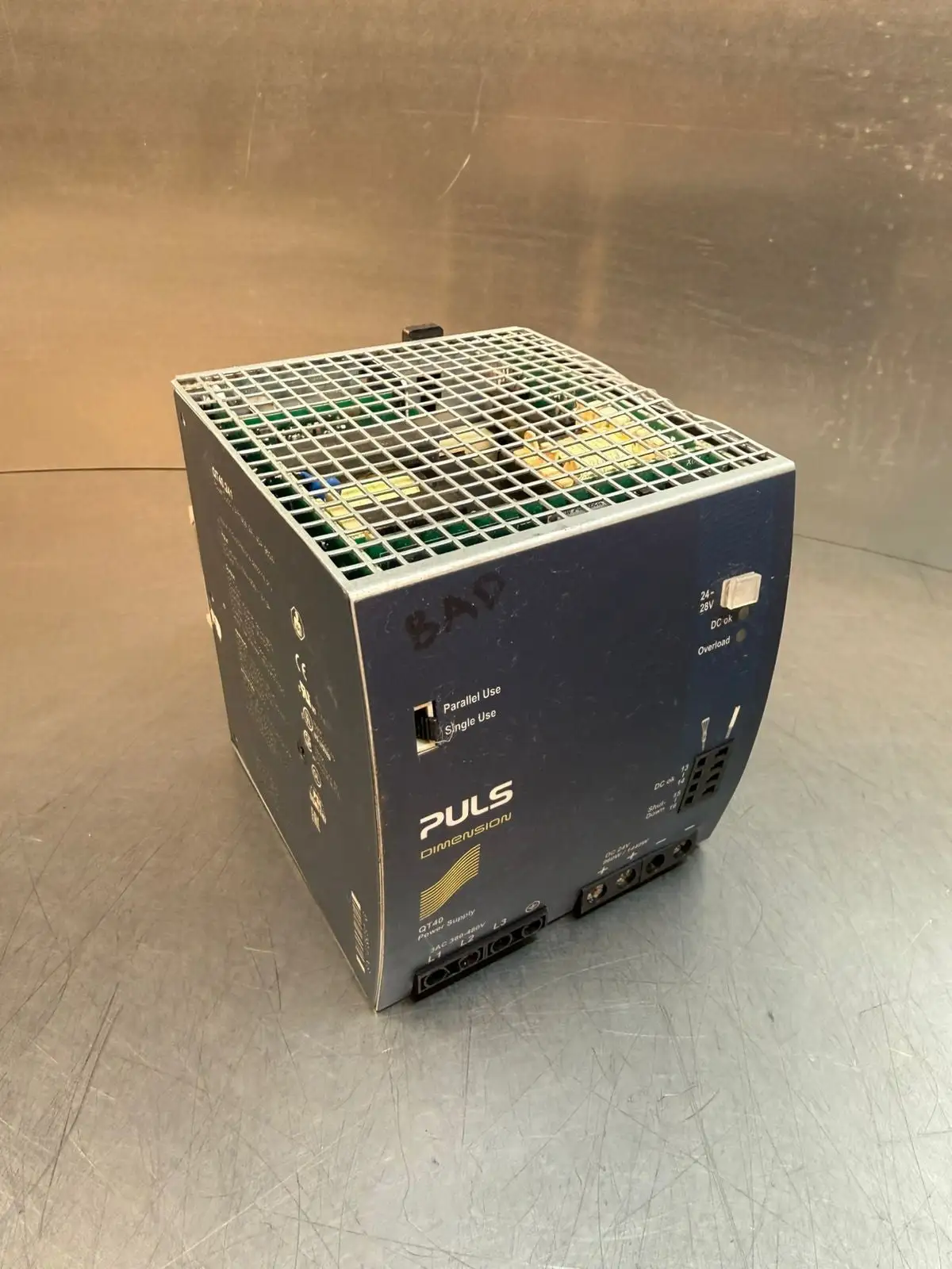 Puls QT40.241 DIN Power Supply 24V DC 40A 3 Ph (9.3.4)