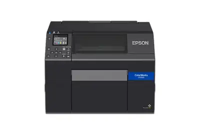 Used _UNKNOWN_ Epson ColorWorks C6500A Color Inkjet Label Printer - 8" w/ Auto Cutter (Gloss) Label Printers Oklahoma US | Wide Image Solutions #1533635