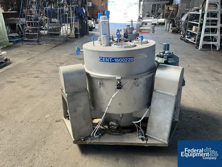 Used Western States 30" x 18" Western States Quadra Clean Basket Centrifuge Centrifuges Ohio US | Federal Equipment Company 86 #126647