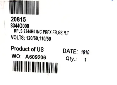 NEW ASCO 8344G000 SOLENOID VALVE 120/60 110/50