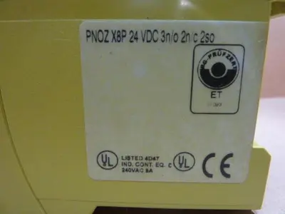USED PILZ PNOZX8P24VDC3N/O2N/C2SO
