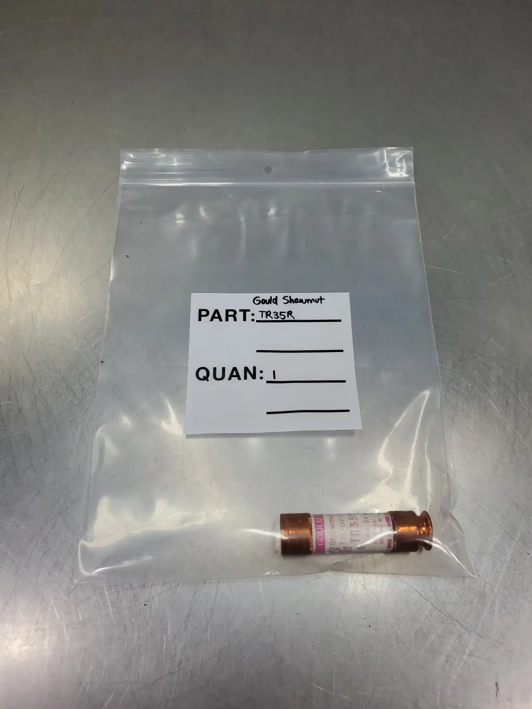 USED Gould Shawmut TR35R Time-Delay Fuse, 250VAC, 35A