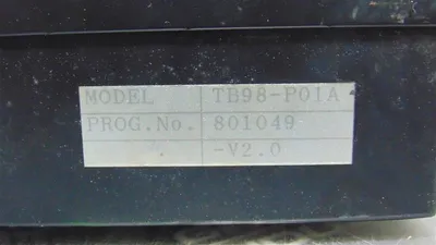 WTC TB98-P01A Data Entry Panel Used