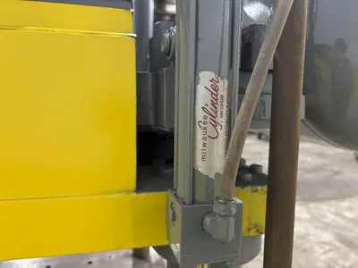 40 TON X 36" X 94" AIRAM 4 POST PNEUMATIC CUTOFF PRESS: STOCK #22485