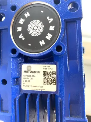 Used WEG Motor w/ Motovario NMRV050 Worm Gearbox 0.75kW 72RPM Gearmotors Michigan US | Maverick Industrial Sales #1395922