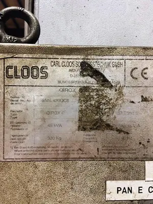 USED 2016 CLOOS ROMAT 310
