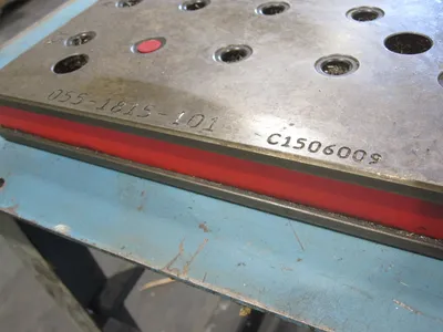 USED Chick WorkHolding Foundation Plate