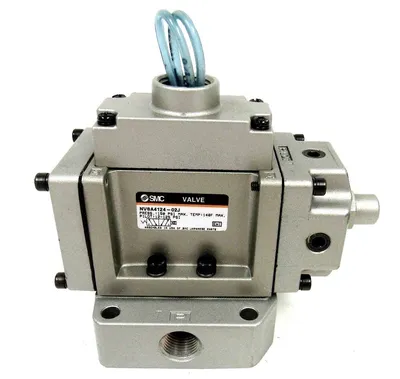 USED SMC NVSA4124-02J SOLENOID VALVE NVSA412402J