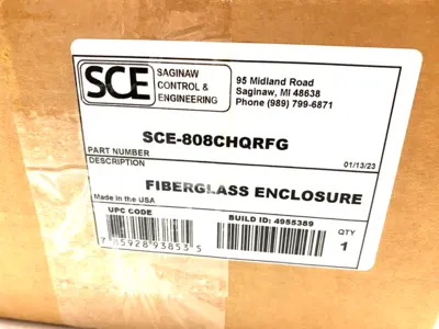 NEW SCE FIBERGLASS ENCLOSURE WALL-MOUNT