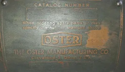 USED OSTER 3/8" - 2" O.D. PIPE THREADER