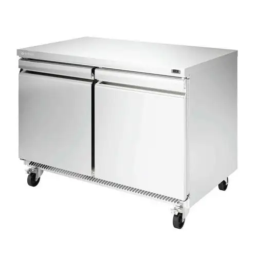 Infrico IUC-UC48R 48 1/8" W Undercounter Refrigerator w/ (2) Sections & (2) Doors, 115v
