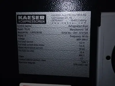 USED 2018 KAESER TE122