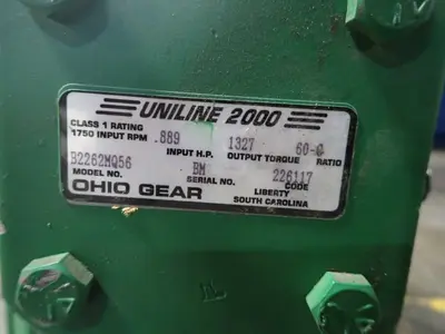 USED OHIO GEAR B2262MQ56