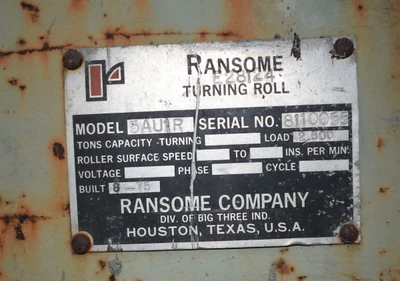 RANSOME 5AUPR & 5AUIR Welding Positioners | Mohawk Machinery (7)