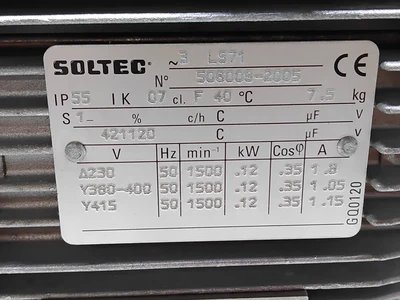 SOLTEC 3 LS71 MOTOR