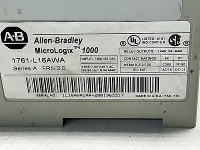 USED ALLEN BRADLEY 1761-L16AWA