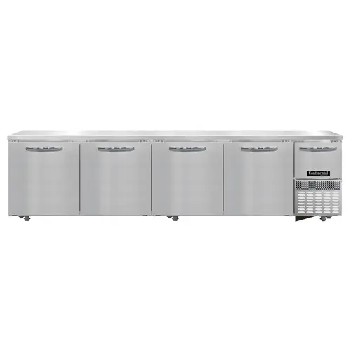 Continental RA118N-U 118" W Undercounter Refrigerator W/ (5) Sections & (5) Doors, 115v