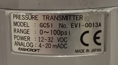 NEW ASHCROFT GC517F0242CD100#G-XCG INDICATING TRANSMITTER GC517F0242CD100GXCG