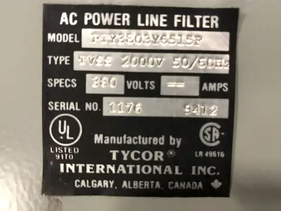 USED TYCO ELECTRONICS PTY3803Y26515F