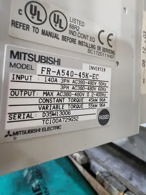 USED MITSUBISHI FR-A540-45K-EC