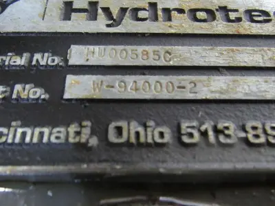Cincinnati Milacron/Hydrotech W-94000-2 Cinturn CNC Lathe Hydraulic Power Unit