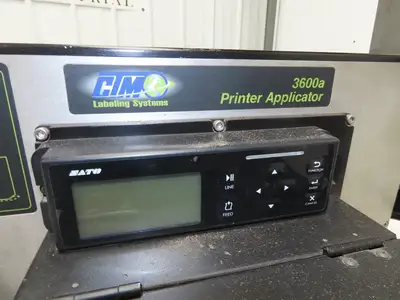 CTM 3600A-S84-EX High Speed Label Applicator SATO Thermal Printer 5" Width