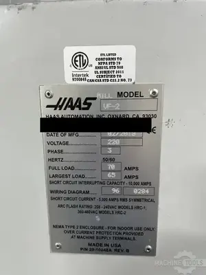 Used 2018 HAAS VF-2 Vertical Machining Centers Arizona US | KD Machinery #1388301