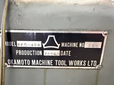 USED OKAMOTO PFG-450