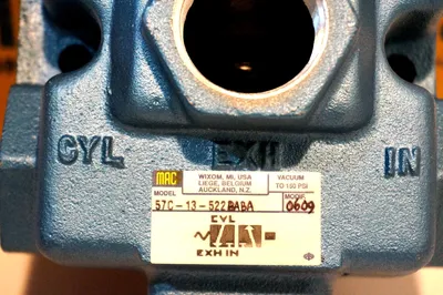NEW MAC VALVES 57C-13-522BABA PNEUMATIC VALVE 57C13522BABA