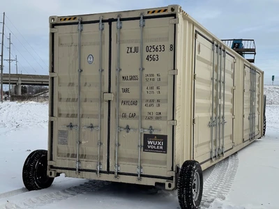 ZXJU0256338 // Sea Container with 2 Extra Wide Side Doors, 40HC, Single Trip