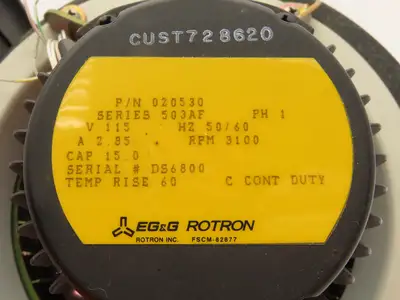 New | in-Stock EG&G ROTRON _UNKNOWN_ Blowers Indiana US | Arrow Industrial #610677